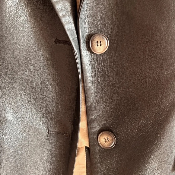 Nanushka Fathi Vegan Black Leather Blazer Size M - Picture 7 of 10